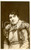 Fotografia d epoca originale 1920 ca MILANO Ritratto di donna con pelliccia di volpe Fotocartolina E. POZZI 1