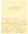 Autografo originale 1916 PISA Cav. Alfonso LENZI  Biglietto da visita con messaggio AUTOGRAFO 1