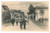 Fotografia d epoca originale 1940 ca RICCIONE ALTO Abitanti in cammino lungo un viale  Fotografia 13x8 cm 1