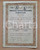 Oggetto da collezione cartaceo 1952 LECCE SocietÃ  Assicurazioni Tabacchi  Certificato azionario 2 1
