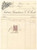 Documento originale, autentico 1892 MILANO Piazza S. Fedele  Sartoria PRANDONI G. B. ROSTI Fattura 1