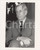 Fotografia d epoca originale 1990 ca COSTUME John Kenneth GALBRAITH Ritratto economista  Foto 20x25 cm 1
