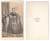 Fotografia d epoca originale 1870 ca SALUZZO CN Donna in abito a quadretti  Ritratto Foto MARINONI CDV 1