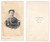 Fotografia d epoca originale 1870 ca TORINO Giovane donna in abito a righe  Ritratto Foto A. Leone TUA CDV 1