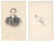 Fotografia d epoca originale 1870 ca TORINO Ritratto maschile  Busto  Foto F.lli BERNIERI CDV 1
