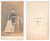 Fotografia d epoca originale 1870 ca TORINO Giovane donna con il ventaglio  Ritratto Foto F. PORRO CDV 1