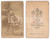 Fotografia d epoca originale 1870 ca CREMONA Bambino in abito a quadretti  Ritratto Foto Aurelio BETRI CDV 1