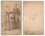 Fotografia d epoca originale 1870 ca GENOVA Ritratto di due coniugi  Foto G. B. CAORSI  CDV 1