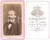 Fotografia d epoca originale 1870 ca GENOVA Ritratto maschile  Busto  Fotografia G. SCOTTO CDV 1