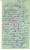Autografo originale 1889 VERONA Cartolina Leone RIMINI per riduzione credito  Autografa 1