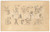 Stampa, bozzetto originale 1900 ca CALLIGRAFIA Enrico KRAUS  Tavola nomi femminili Disegnata a mano 1