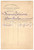 Documento originale, autentico 1897 VERONA  BILANCIA COMMERCIALE  Scheda Caterina DE KRAUS  SAN PAOLO 1
