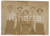 Fotografia d epoca originale 1910 ca ITALIA Ritratto di famiglia in cortile  Fotografia anonima 11x7 cm 1