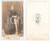 Fotografia d epoca originale 1870 ca TORINO Nobildonna in abito stampato  Foto FABRE CDV 1