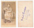 Fotografia d epoca originale 1875 ca VERBANIA PALLANZA Giovane donna in abito a quadretti Foto RAFFAELLI 1