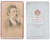 Fotografia d epoca originale 1880 ca TORINO Ritratto maschile  Profilo  Foto G. AMBROSETTI CDV 1
