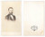 Fotografia d epoca originale 1875 ca TORINO Ritratto di giovane uomo  Busto  Fotografia CDV 1