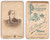 Fotografia d epoca originale 1900 ca PADOVA Giovane donna con ciondolo a stella Foto Arturo POSPISIL CDV 1