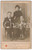 Fotografia d epoca originale 1900 ca BIELLA Famiglia con bambino su cavallo a dondolo Foto DOSSENA & SCANZIO 1