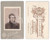 Fotografia d epoca originale 1890 ca TORINO Ritratto femminile  Foto A. COLOMBO CDV 1