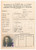 Oggetto da collezione cartaceo 1934 SAN MARZANO  PNF Florenzo DE PADOVA Iscrizione GioventÃ¹ italiana Littorio 1