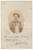 Fotografia d epoca originale 1901 TOULOUSE F Ritratto di giovane pittore Foto cartolina 14x9 cm 1