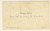 Oggetto da collezione cartaceo 1890 ca PADOVA Luigi GRASSO Rappresentante Case Viville e F.lli FAVARA Biglietto 1