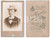 Fotografia d epoca originale 1910 ca BIELLA Giovane uomo con papillon e cappello  Foto S. ROSSETTI 8x12 cm 1