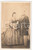 Fotografia d epoca originale 1870 ca NOBILTA  ITALIA Coppia di coniugi per mano  Ritratto Foto CDV 1
