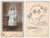 Fotografia d epoca originale 1900 ca CUNEO Bambina alla Prima Comunione Foto Giacinto GARAFFI 11x16 1
