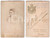 Fotografia d epoca originale 1890 ca TORINO Ritratto di Maria REYNAUD  Foto G. B. BERRA 11x16 cm 1