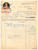 Documento originale, autentico 1948 VILLASANTA MB Conservificio ALA  Fattura vasetti UNI marmellata 1