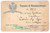 Oggetto da collezione cartaceo 1919 MILANO Circolo degli ufficiali  Tessera di riconoscimento 10x6 cm 1