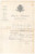Documento originale, autentico 1889 BRUXELLES B Lettre nomination Jules ROMBAUT Charles PONTUS Autographe 1