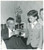 Fotografia d epoca originale 1965 ca JOLLY CLUB Mario ANGIOLINI a un evento in famiglia Foto 18x24 1