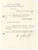 Autografo originale 1939 MILANO Lettera ing. Appio CHIEREGATTI per ringraziamento Autografo 1