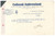 Manoscritto, lettera originale 1939 SAN PELLEGRINO TERME  Ditta COLLEONI AMBROSIONI  Lettera commerciale 1