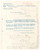 Documento originale, autentico 1939 ANC SAN PELLEGRINO TERME  Lettera cav. COLLEONI per Tempio Caduti 1