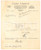 Documento originale, autentico 1950 LONDON Glafar Limited  Letter to Paul SWOLF for pocket knives and blades 1