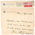 Autografo originale 1956 Università  di PADOVA Prof. Alberto TRABUCCHI  Biglietto AUTOGRAFO 1