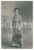 Fotografia d epoca originale 1911 TORINO Donna in abito da passeggio Foto cartolina A. PECCHIOLI 9x14 cm 1