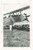Fotografia d epoca originale 1930 ca AVIAZIONE Area di TORINO Pilota e biplano su campo di volo 2 Foto 7x11 1