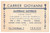 Oggetto da collezione cartaceo 1930 ca TORINO Via Cottolengo  Giovanni CARRIER Materiale elettrico Biglietto 1