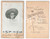 Fotografia d epoca originale 1907 ? TORINO Bambina con cappello di paglia Foto Bernardo PASTA CDV 1