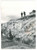 Fotografia d epoca originale 1965 ca SARDEGNA GALLURA CAPICHERA Scavo galleria artificiale  Cantiere Foto 1