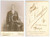Fotografia d epoca originale 1910 ca PARIS Ritratto maschile con album Foto LANGLOIS 11x16 cm 1