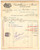Documento originale, autentico 1932 BUSTO ARSIZIO Esportazione CASTELLANZA E BORRI Fattura per sniafiocco 21x27 1