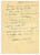Autografo originale 1951 SAN DANIELE DEL FRIULI Vincenzo MANZINI in isolamento assoluto Autografo 1