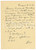 Autografo originale 1951 VENEZIA Vincenzo MANZINI chiede lettera di presentazione  Autografo 1
