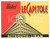 Materiale pubblicitario d’epoca 1930 ca BEYROUTH  LIBAN Hotel Le Capitole   Etichetta ILLUSTRATA 12x9 cm 1